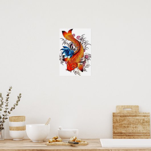 Koi Fish Poster (Keuken)