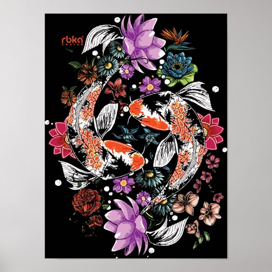 Koi Fish Poster (Voorkant)