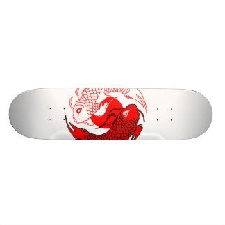 Koi Fish: Rode stip Skateboard