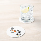 Koi Fish Ronde Kartonnen Onderzetter (Insitu)