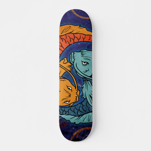Koi Fish Skateboard (Voorkant)