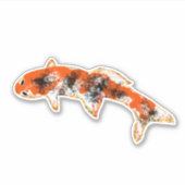 Koi Fish Sticker (Voorkant)