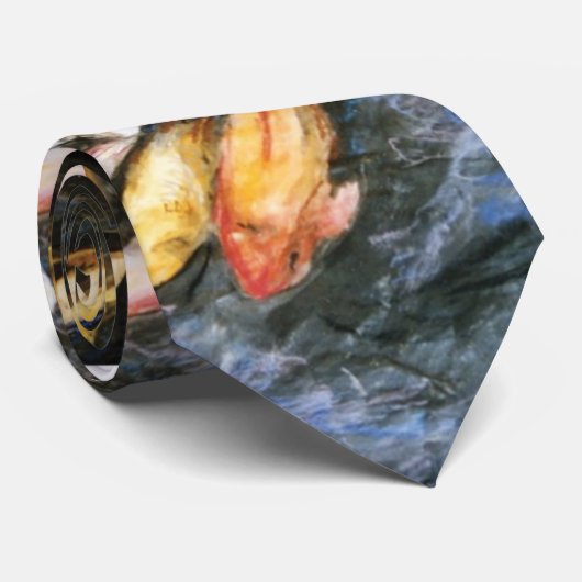Koi Fish Stropdas (Opgerold)