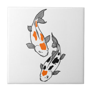 Koi Fish Tegeltje
