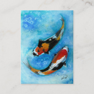 Koi Fish Visitekaartje