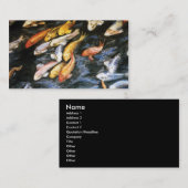 Koi Fish Visitekaartjes (Voorkant / Achterkant)