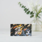 Koi Fish Visitekaartjes (Staand voorkant)