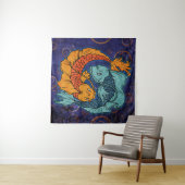 Koi Fish Wandkleed (In Situ (horizontaal))