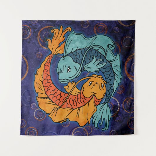 Koi Fish Wandkleed (Voorkant)