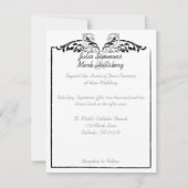 Koi Fish Wedding Invitations (Devant)