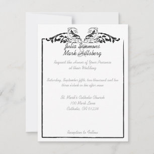 Koi Fish Wedding Invitations