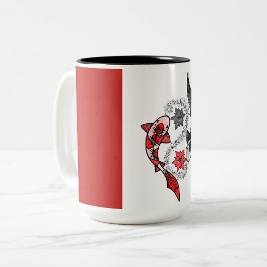 Koi Fish Yin Yang Mug (Devant gauche)