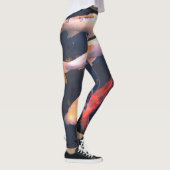 Koi Fish Yoga-Leggings Leggings (Rechts)