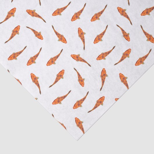 Koi Fishes Motif Pattern Tissuepapier (Detail)