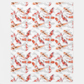 Koi Fleece Deken (Voorkant)