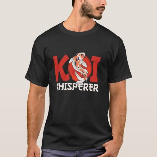 Koi fluisteraar Japanse vis T-shirt (Voorkant)