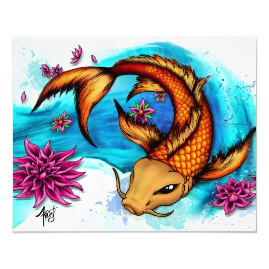 Koi Foto Afdruk (Voorkant)