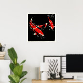Koi - Impression d'art d'archive (Bureau à domicile)