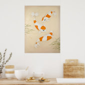 Koi Japanse Fishes Art Print (Keuken)