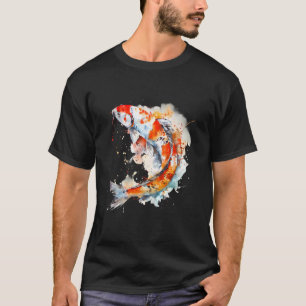 Koi Japanse Koi Karper Vis Nishikigoi Vis Japans T-shirt