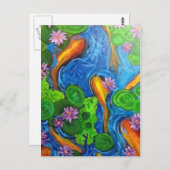 Koi Joy II Briefkaart (Voorkant / Achterkant)