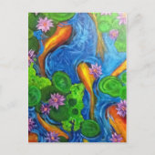 Koi Joy II Briefkaart (Voorkant)