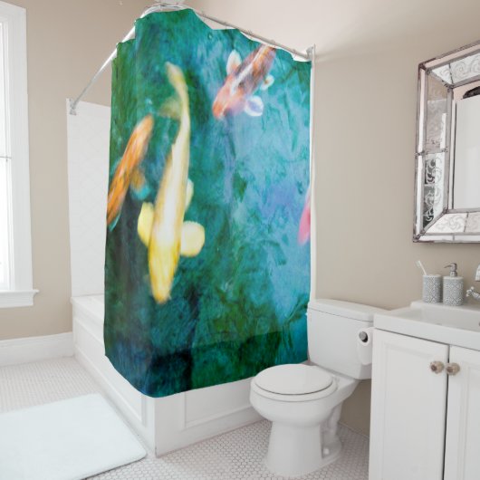 Koi Karper Douchegordijn (In situ)