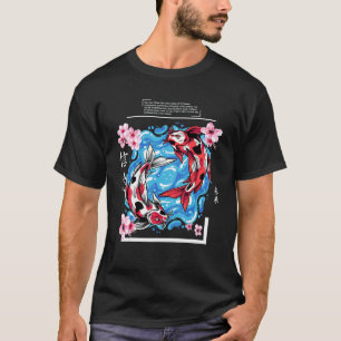 Koi Karper Japans Vis Ontwerp T-shirt
