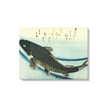 Koi (karper) - Japanse visafdruk van Hiroshige