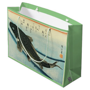 Koi (karper) - Japanse visafdruk van Hiroshige Groot Cadeauzakje