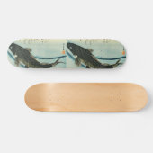 Koi (karper) - Japanse visafdruk van Hiroshige Skateboard (Horizontaal)