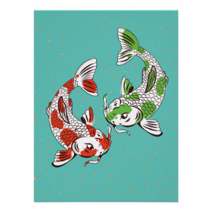 Koi Karper Perfect Poster