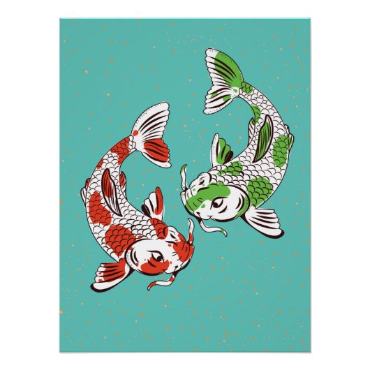 Koi Karper Perfect Poster (Voorkant)