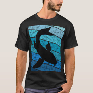 Koi karper viskweker retro oceaan fokken t-shirt