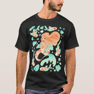 Koi Karper Zeemeermin Illustratie T-shirt