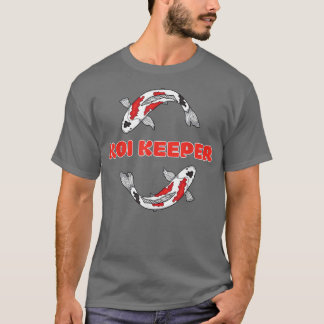 Koi Keeper Fish Pond Carp Japan Japanese Art Asian T-shirt