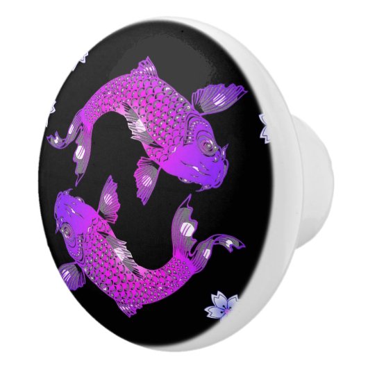 Koi Keramische Knop (Rechts)