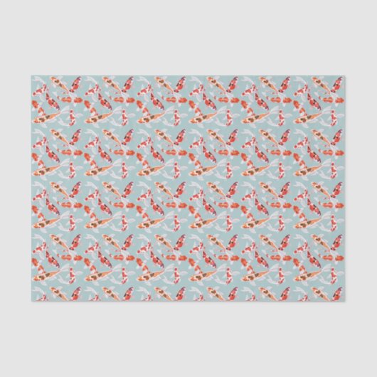 Koi - kleine afdruk tissuepapier (Voorkant)