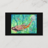 koi mermaid avec des cartes de visite de koi fish  (Dos)