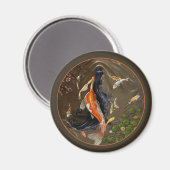 Koi Mermaid Magnet (Recto/Verso)