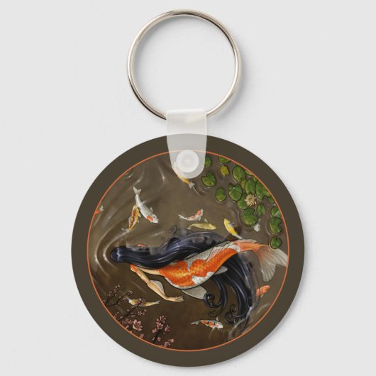 Koi Mermaid Sleutelhanger (Voorkant)