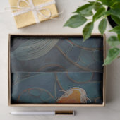 Koi met Golden Swirls Decoupage Tissuepapier (Geschenk)