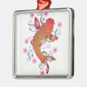 Koi Metalen Ornament (Links)