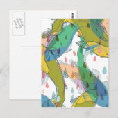 Koi Motifs - Cartes postales (Devant / Derrière)