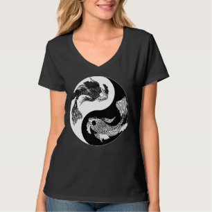Koi Nishikigoi Fish Koi Carp Japan Ying Yin Yang T-shirt