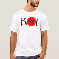 KOI - Nishikigoi Japonais Calligraphie 1 T-shirt