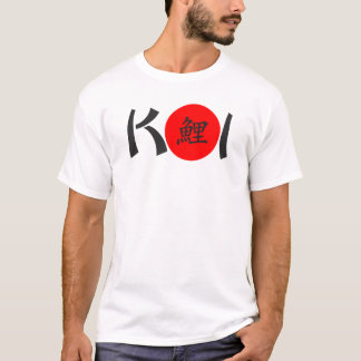 KOI - Nishikigoi Japonais Calligraphie 1 T-shirt