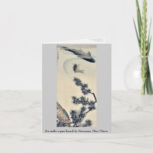 Koi onder een pijnlijke leiding van Maruyama, Okyo Kaart