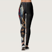 Koi Orange Leggings (Dos)