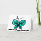 Koi orange sur la carte vierge (Dos)